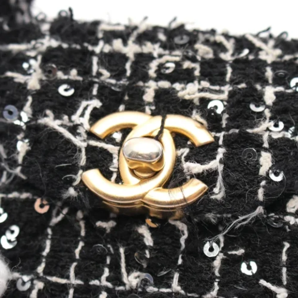 Chanel Vintage Pre-owned Fabric chanel-bags Black Dames