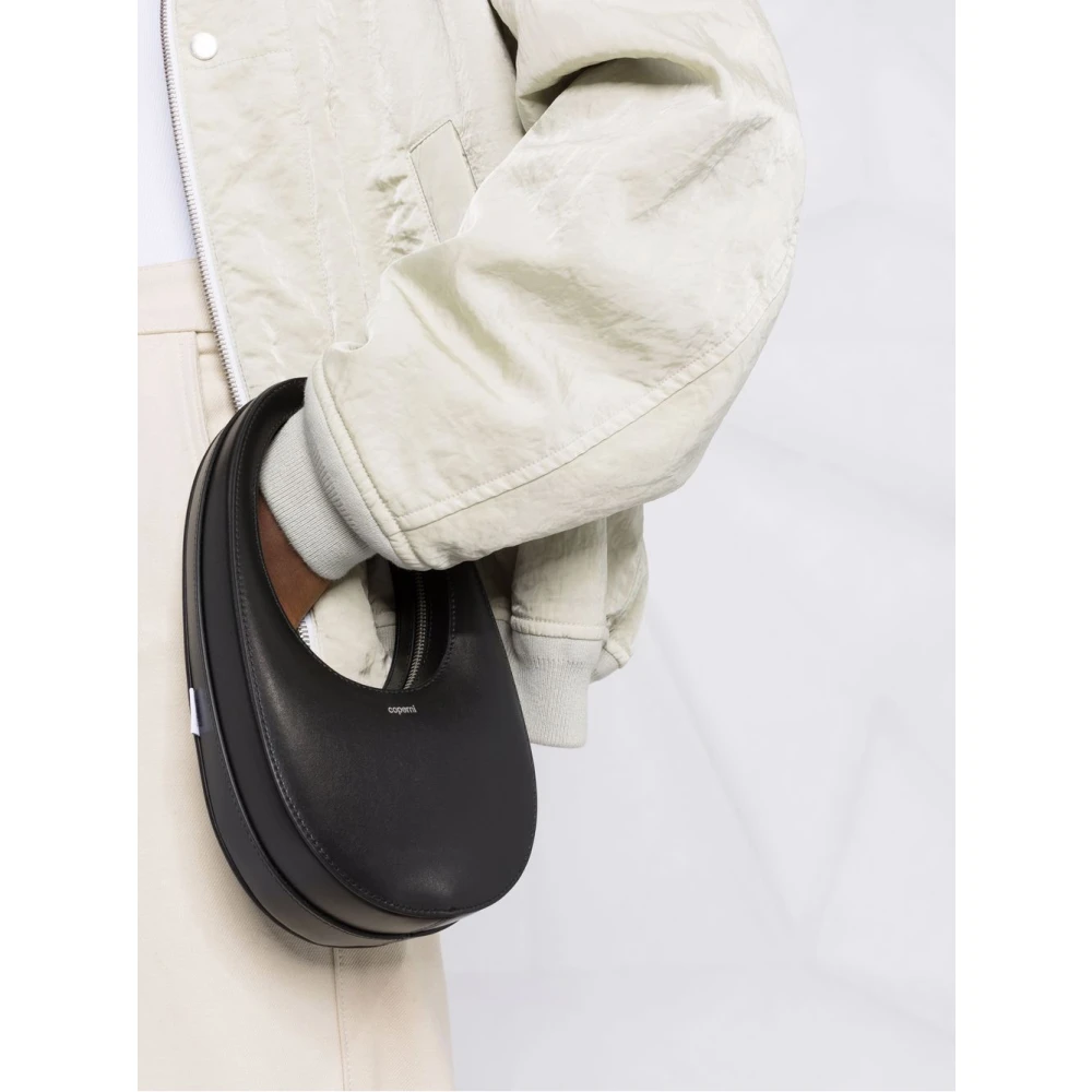 Coperni Zwarte Mini Swipe Leren Tas Black Dames