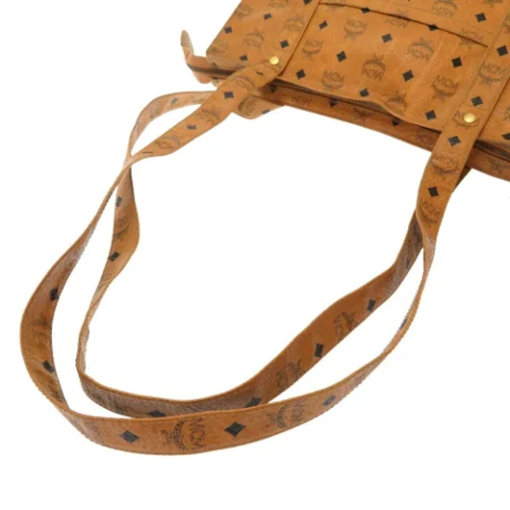 MCM Pre-owned Fabric totes Brown Dames