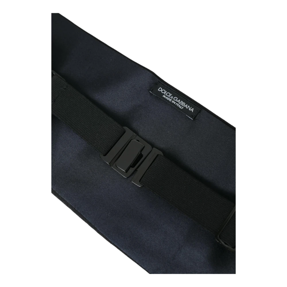 Dolce & Gabbana Luxe Zijden Cummerbund voor Mannen Black Heren