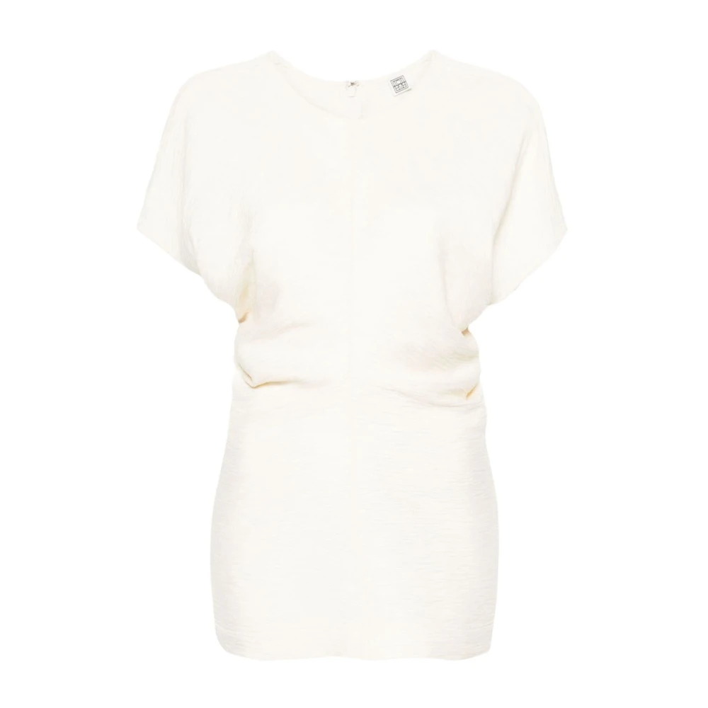 TotêMe Natuurlijke Viscose Mouwloze Top Beige Dames