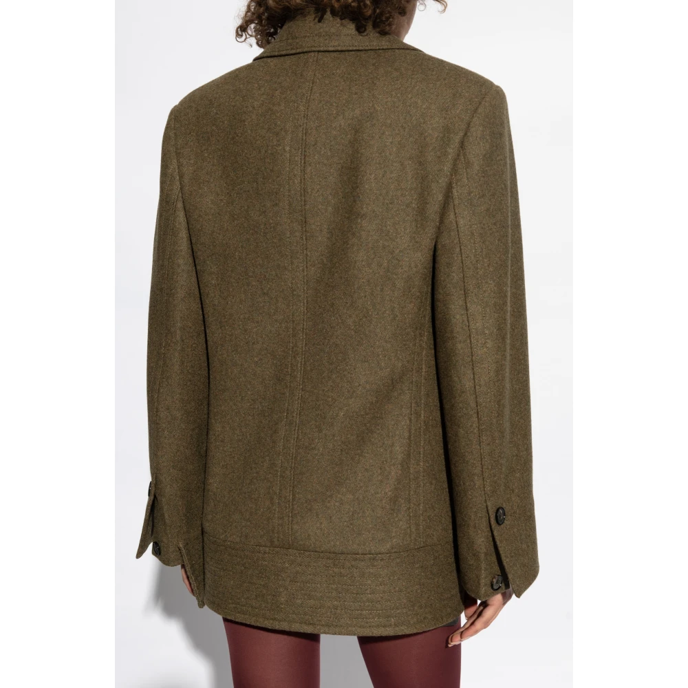 Salvatore Ferragamo Wollen jas Green Dames