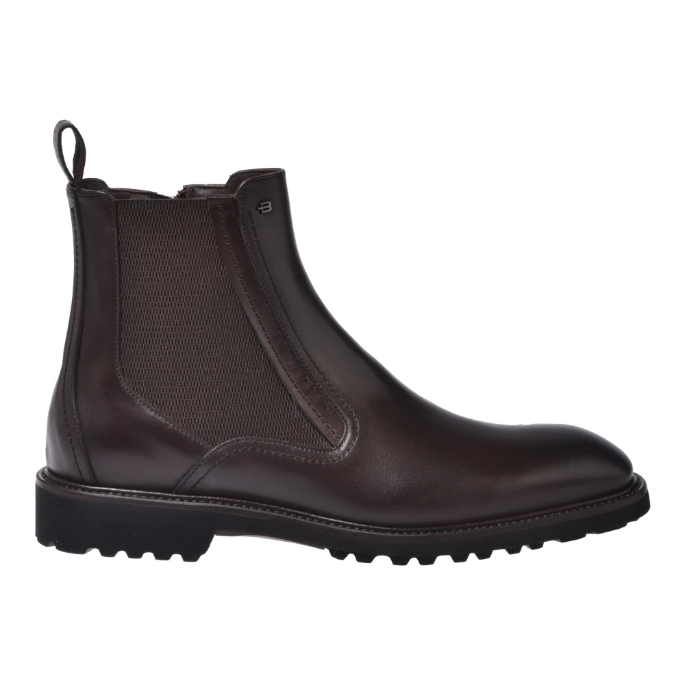Baldinini Men's Brown Chelsea Boots, 9 Uk, Leather Chelsea Boot