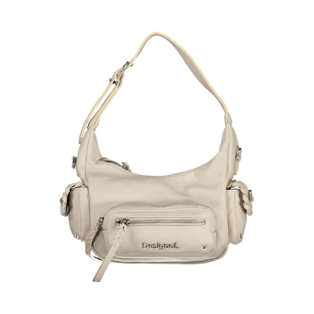 Desigual Bianco Poliuretano Women Handbag - Image 4