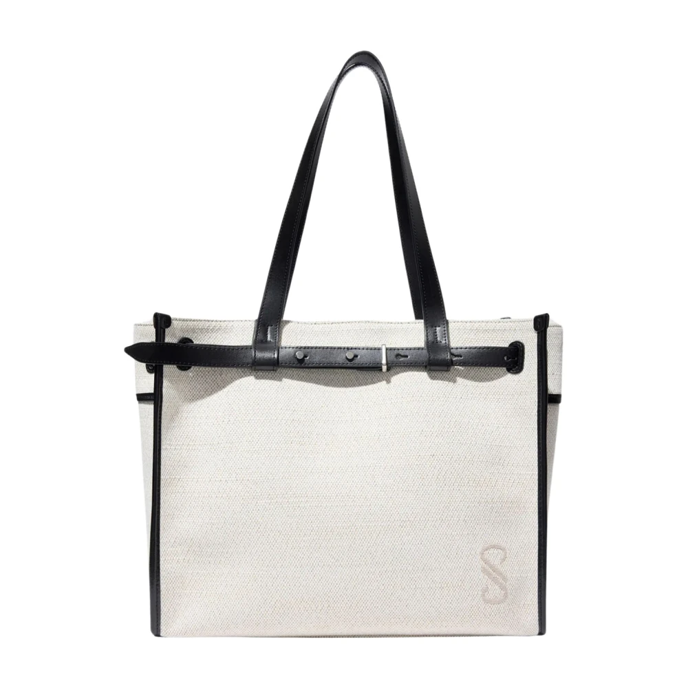 Proenza Schouler Canvas Tote Tas Beige Dames