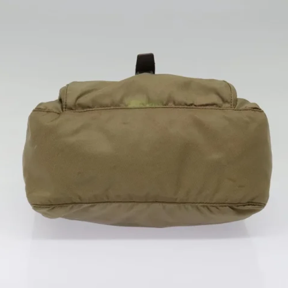 Prada Vintage Pre-owned Nylon prada-bags Brown Dames