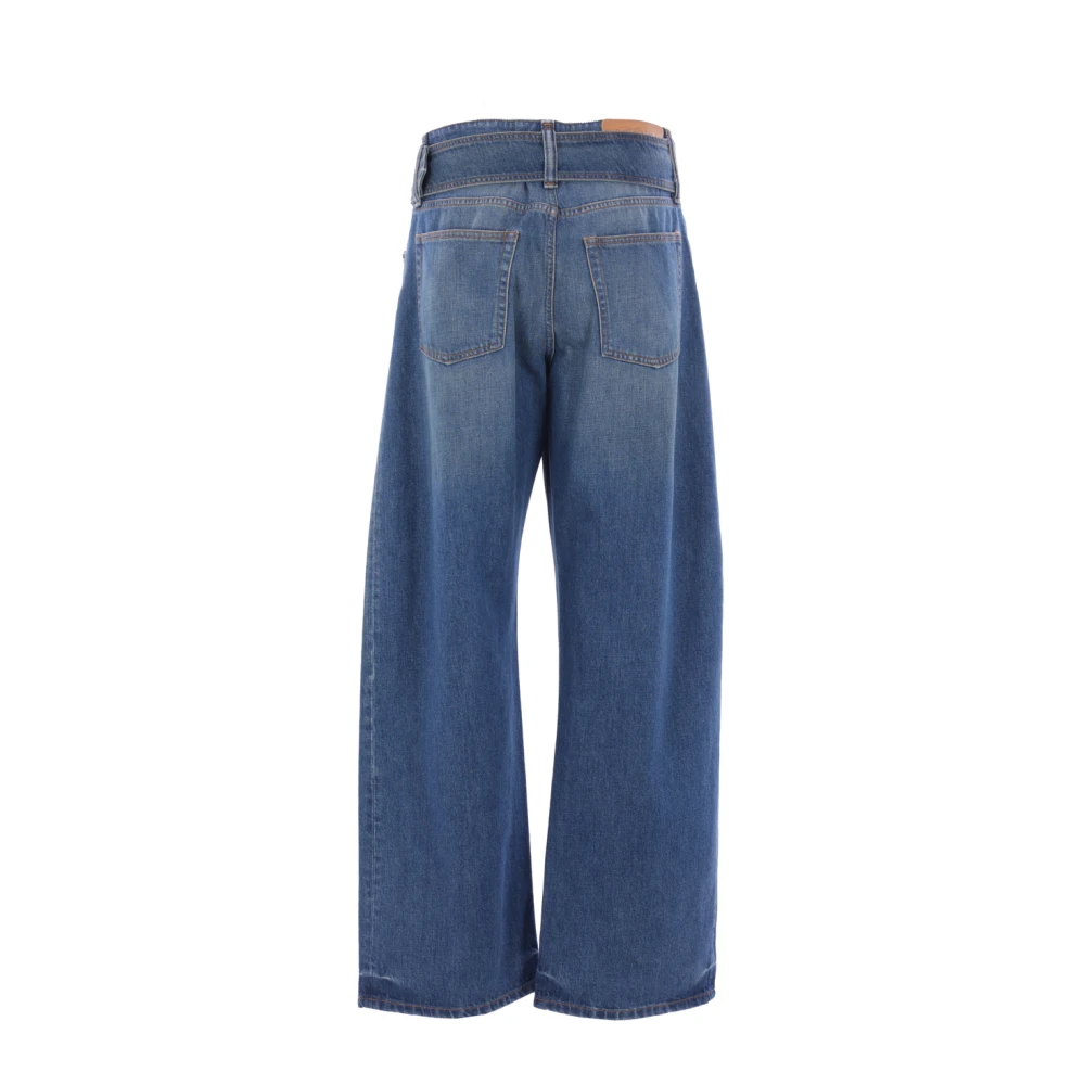 Acne Studios Wijde Pijp Denim Jeans Blue Dames