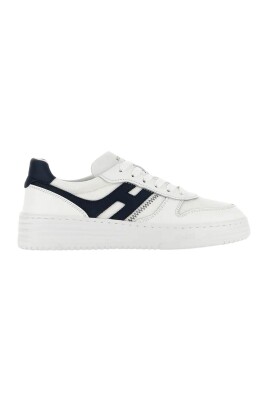 Baskets Hogan H601 En Cuir Blanc - Chaussures Casual Homme - Pointures 42 à 44 Disponibles