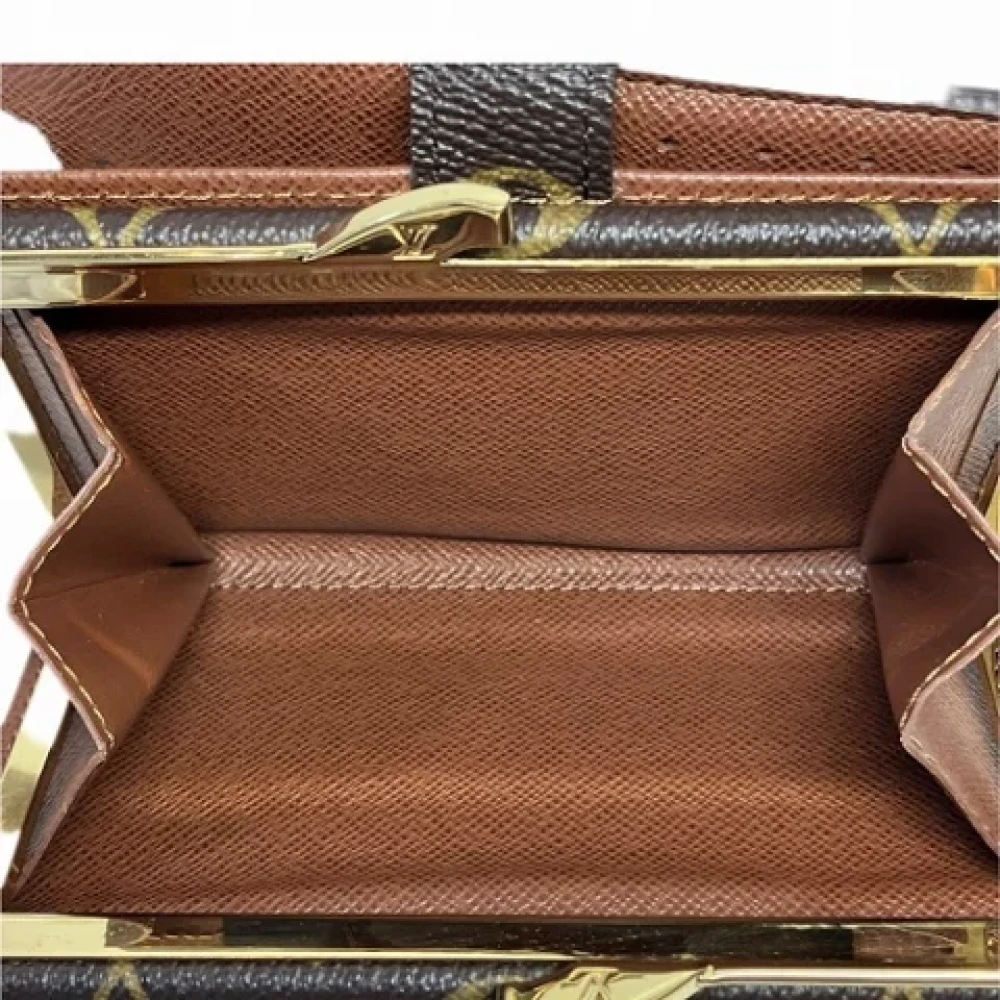 Louis Vuitton Vintage Pre-owned Canvas wallets Brown Dames