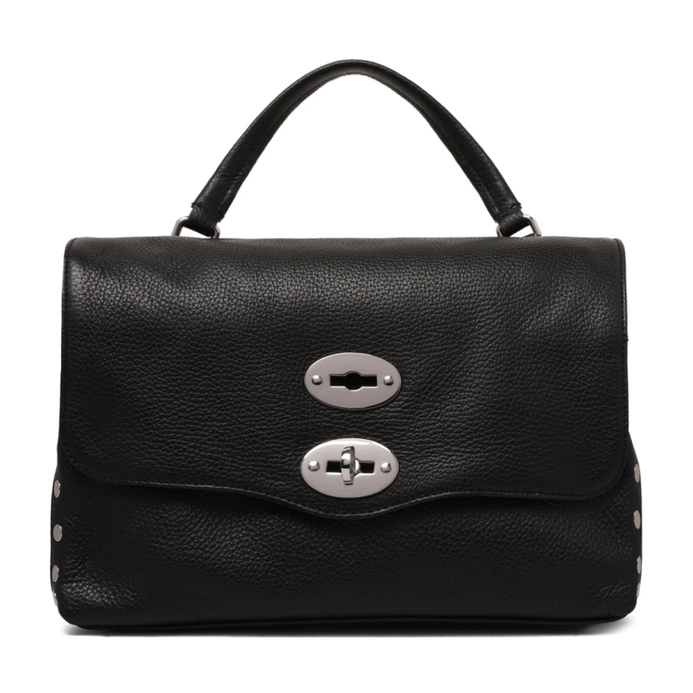 Zanellato Women's Black Handbags, One Size, Postina S Bag