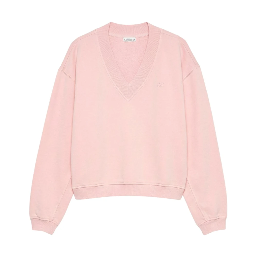 Alchemist Vrouw Roze Hoodies & Sweatvesten Dames, L, Katoen, De Gaia Sweater