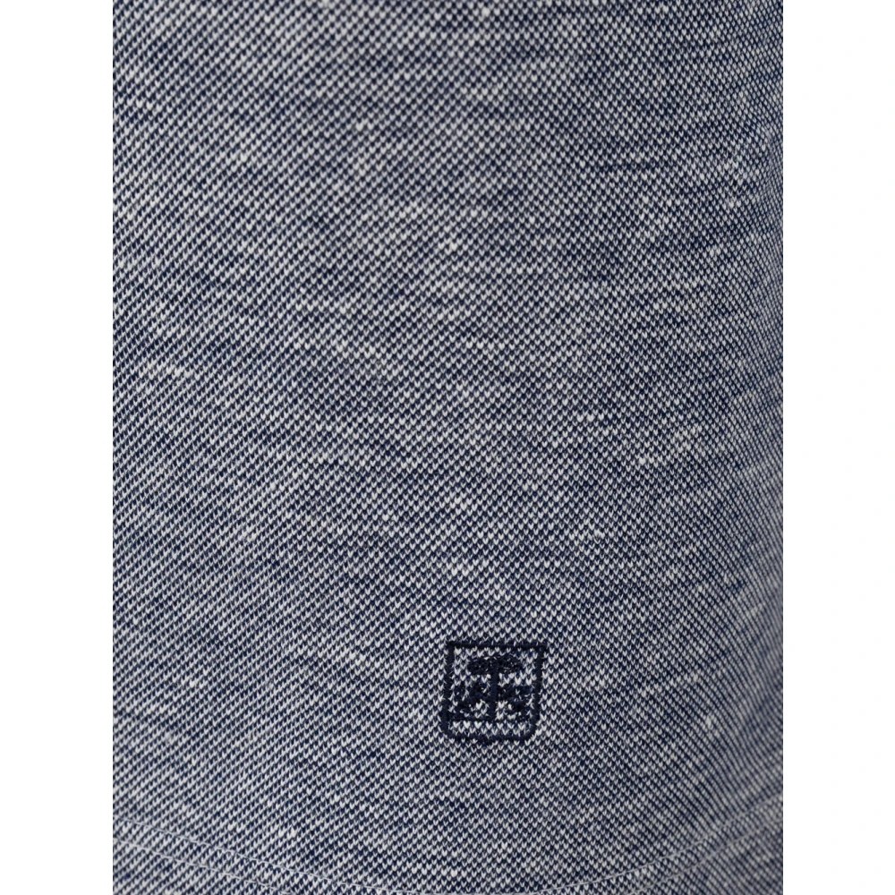 Corneliani Grijze Polo met korte mouwen Gray Heren
