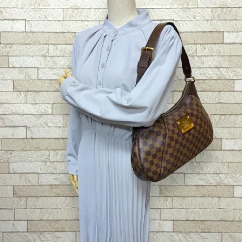 Louis Vuitton Vintage Pre-owned Canvas shoulder-bags Brown Dames