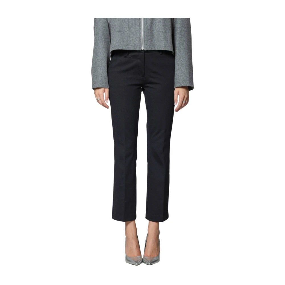 Mason's Kvinno Svart Byxor Dam, 3XS, New York Trumpet Chino Pants