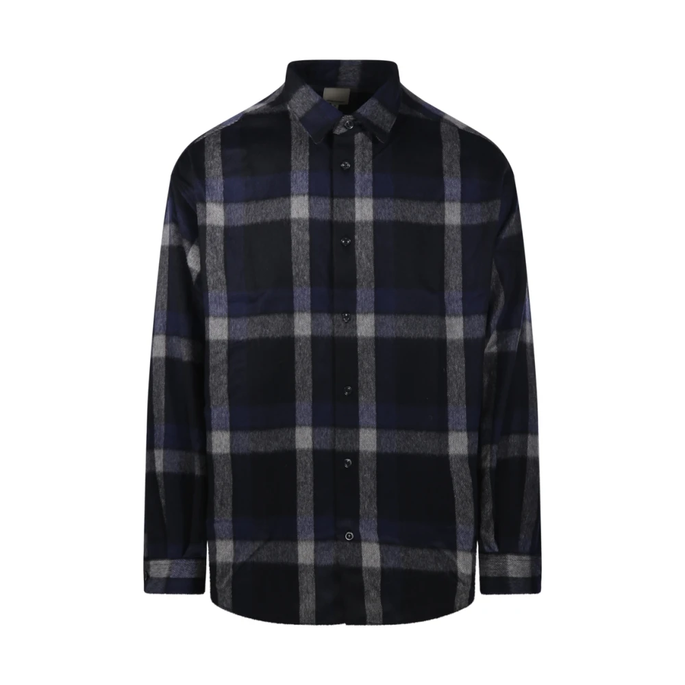 Emporio Armani Fantasia Check Shirt voor Mannen Multicolor Heren