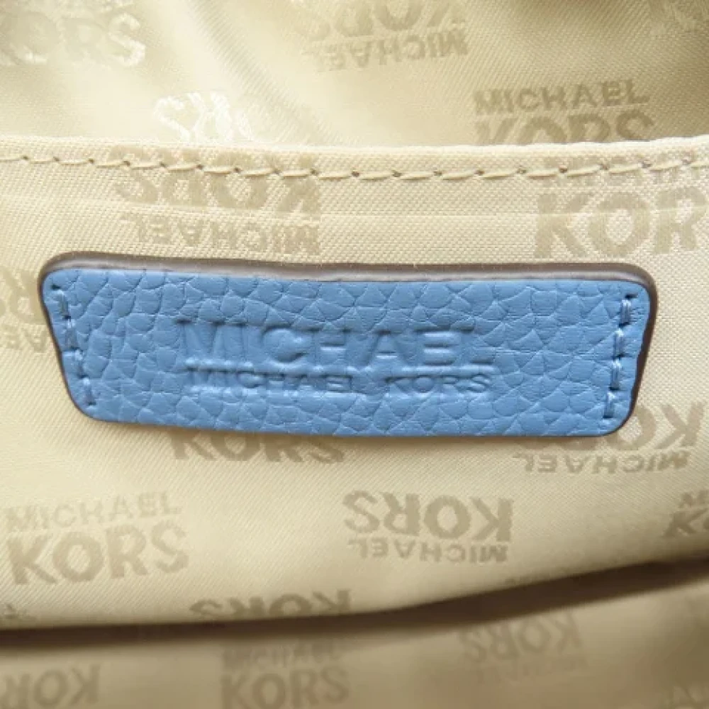 Michael Kors Pre-owned Leather shoulder-bags Blue Dames