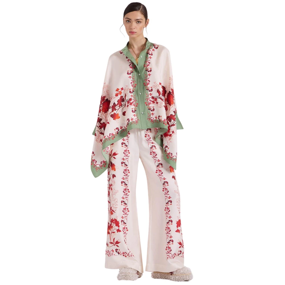 La Doublej Donna Multicolor - Pantaloni Palazzo - Trousers - E - Xs