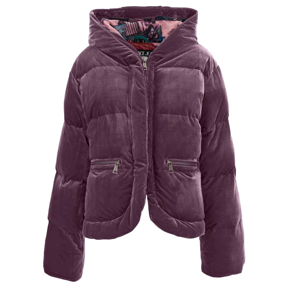 Versace Damen Violett Jacken, Lila, Lgröße:
