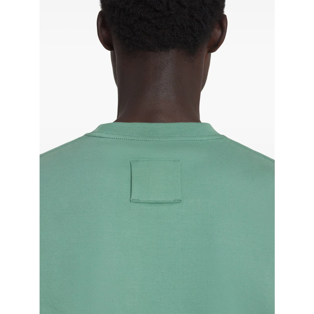 Lanvin Kant Curb T-Shirt in Groen Green Heren