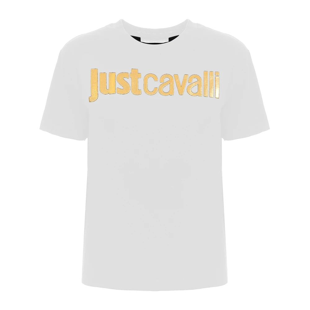 Roberto Cavalli Stijlvolle T-shirts en Polos White Dames