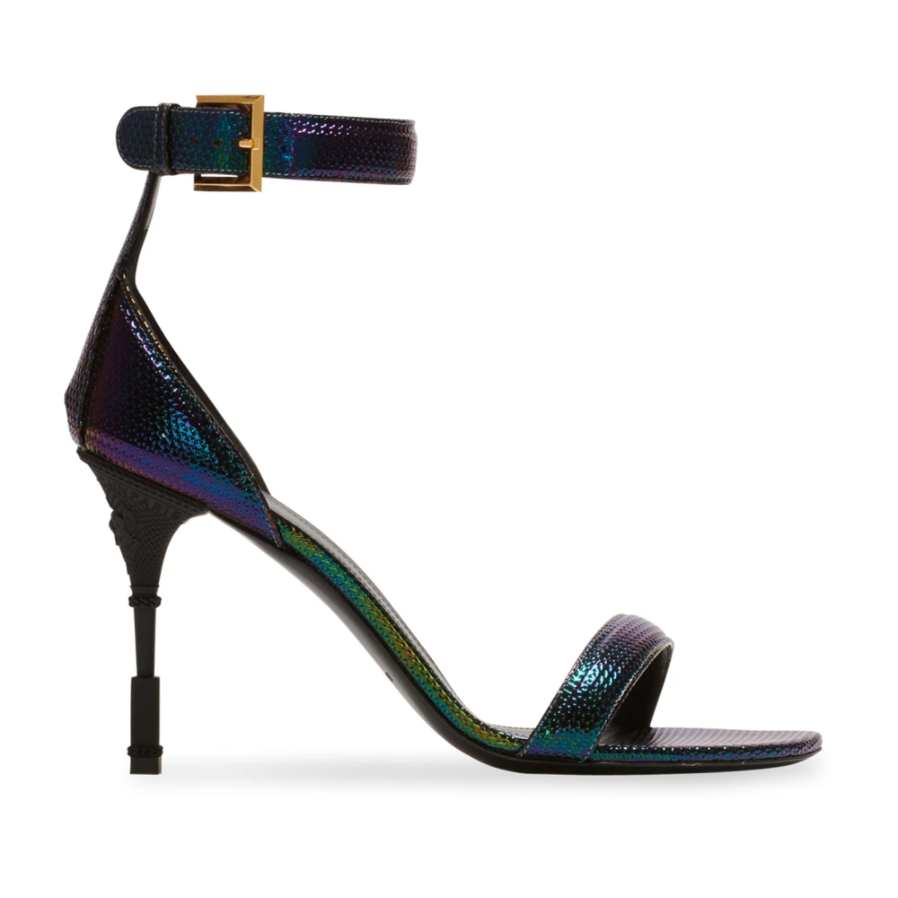 Balmain Moneta sandalen van iriserend leer Multicolor Dames