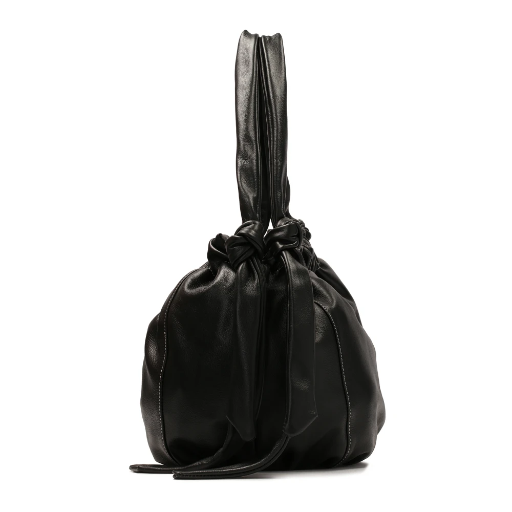 Kazar Studio Zwarte zachte leren etui tas Black Dames