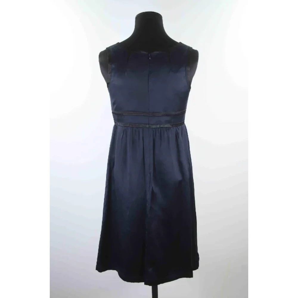 Proenza Schouler Pre-owned Silk dresses Blue Dames