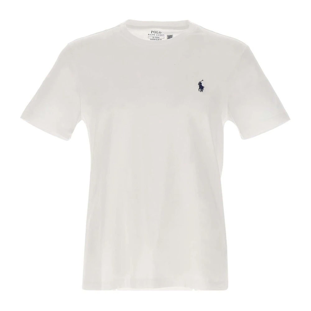 Polo Ralph Lauren Vit T-Shirts Och Pikétröjor