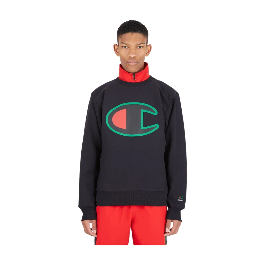 Champion Crewneck tröja Black, Herr