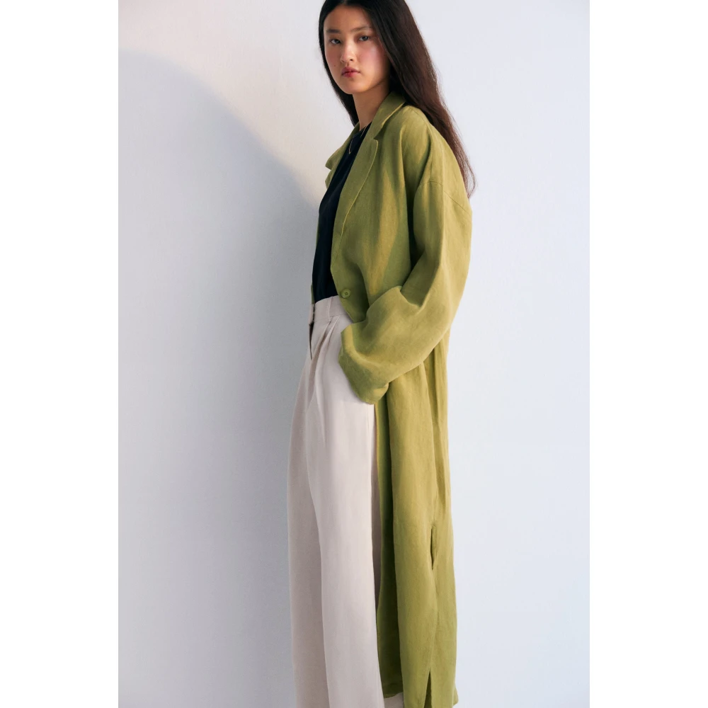 The New Society Hera Vrouw Jas Olijf Green Dames