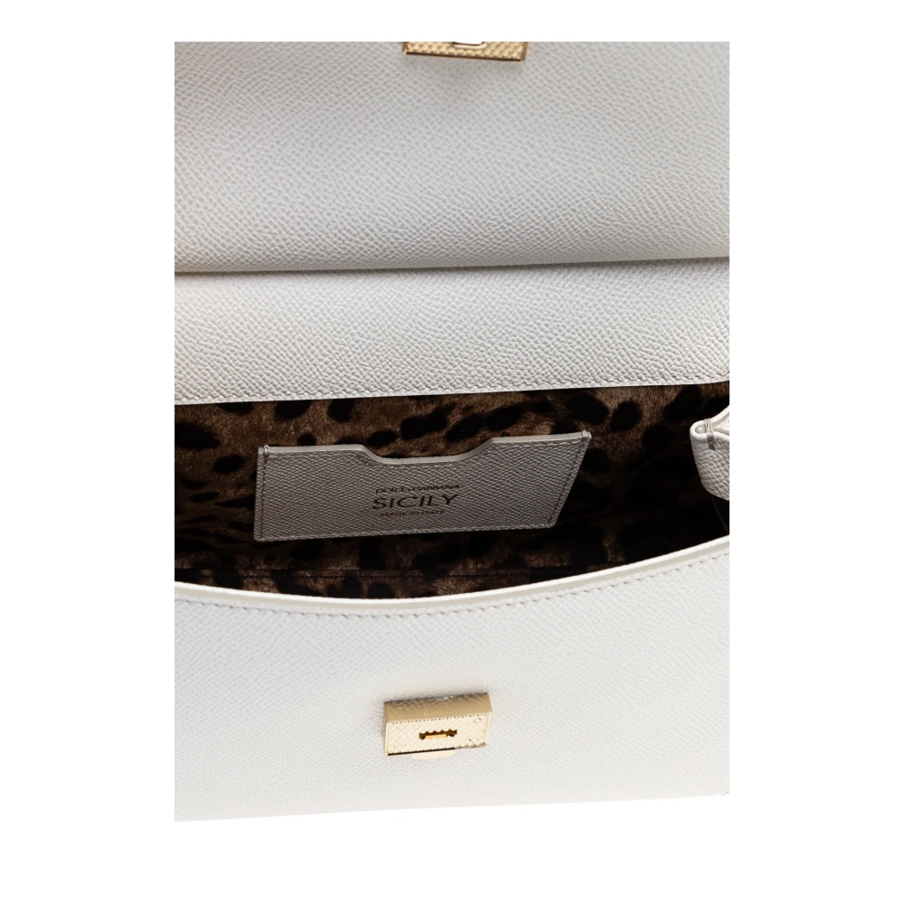 Dolce & Gabbana Handtas 'Sicily Medium' White Dames