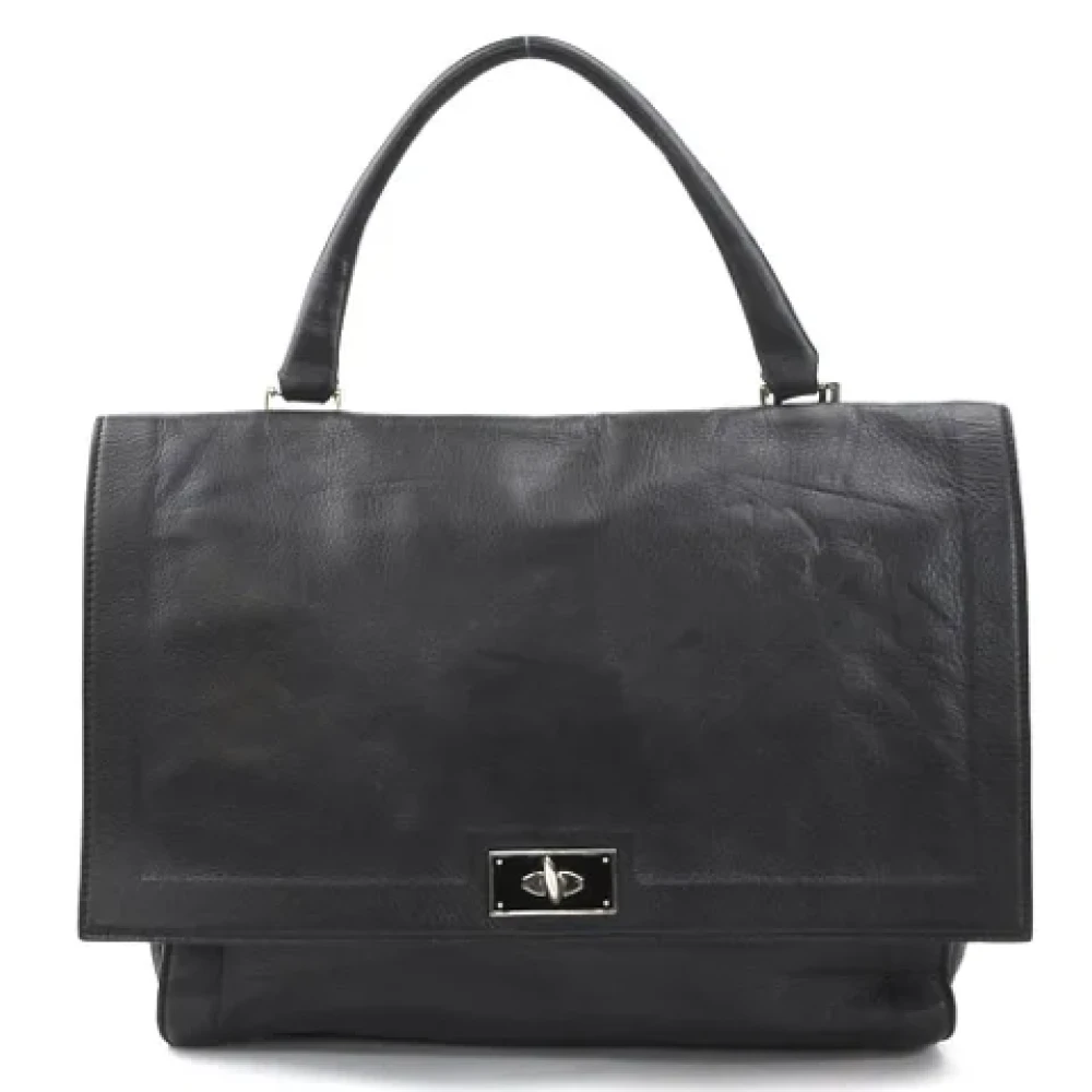 Givenchy Pre-owned Leather handbags Black Dames