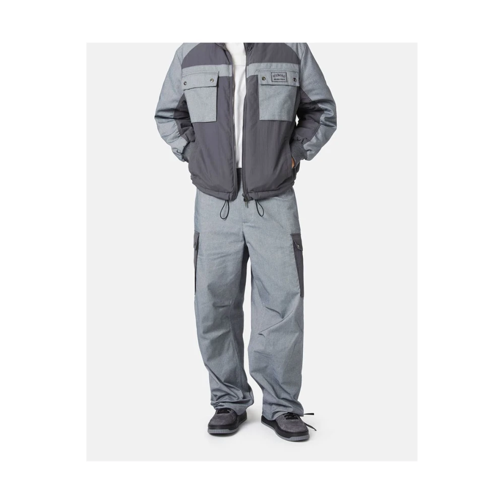Iceberg Gabardine cargobroek Gray Heren