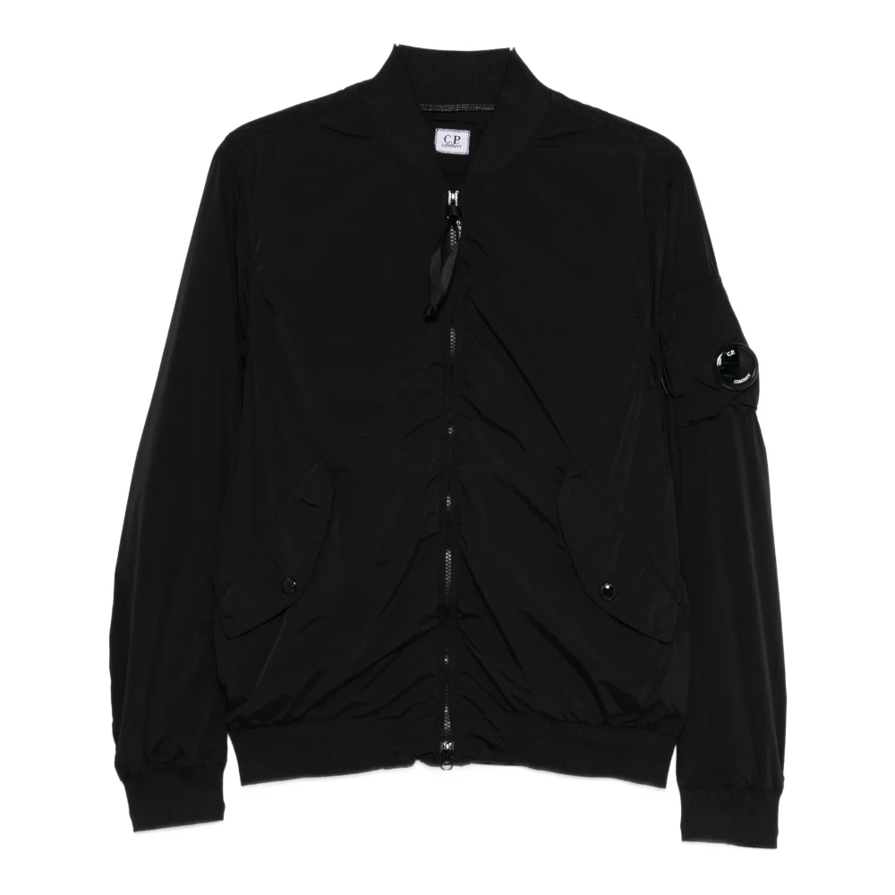 C.p. Company Men's Black Polyamide Blend Jacket - Bomber Jackets - M - Jackets