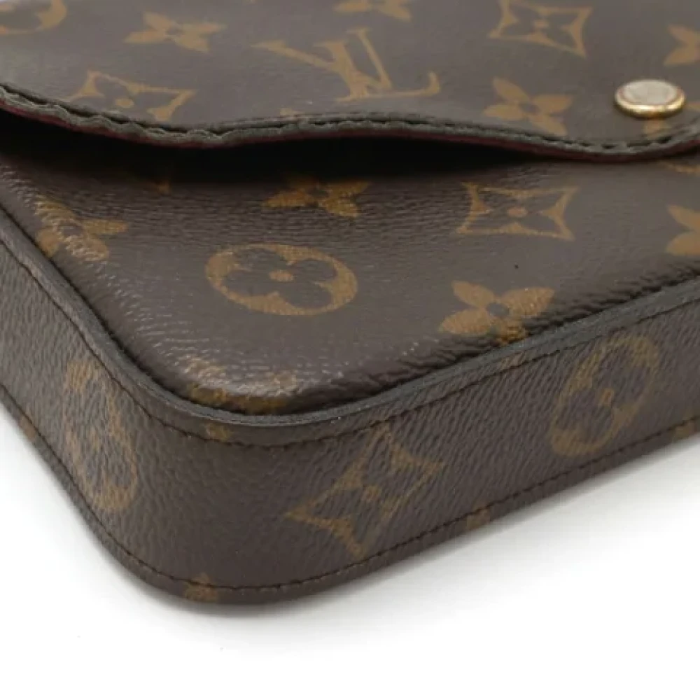 Louis Vuitton Vintage Pre-owned Canvas shoulder-bags Brown Dames