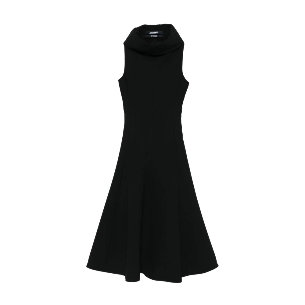 Jacquemus Black Elegant Dress Aw25 - Female - Midi Dresses - S - Dresses