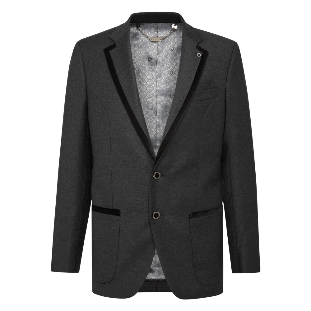 Billionaire Mannelijk Grijs Jassen Heren, Xl, Wol, Blazer Elegant