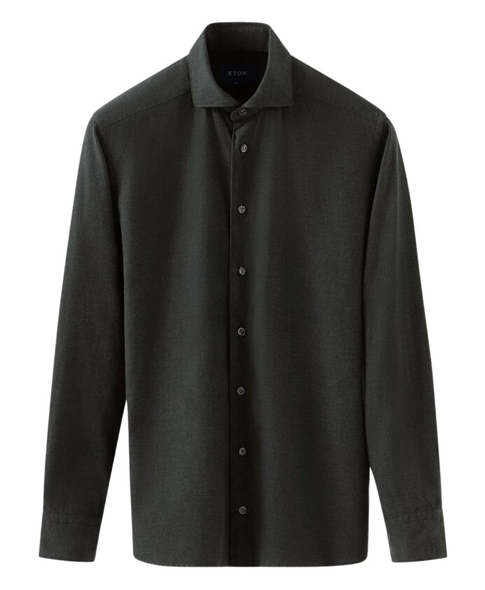 chemise-en-flanelle-vert-fonce-a-manches-longues
