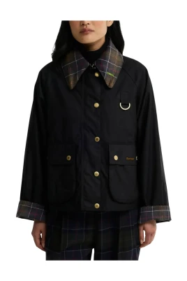 Icons Tartan Collar Spey Waxed Jacket