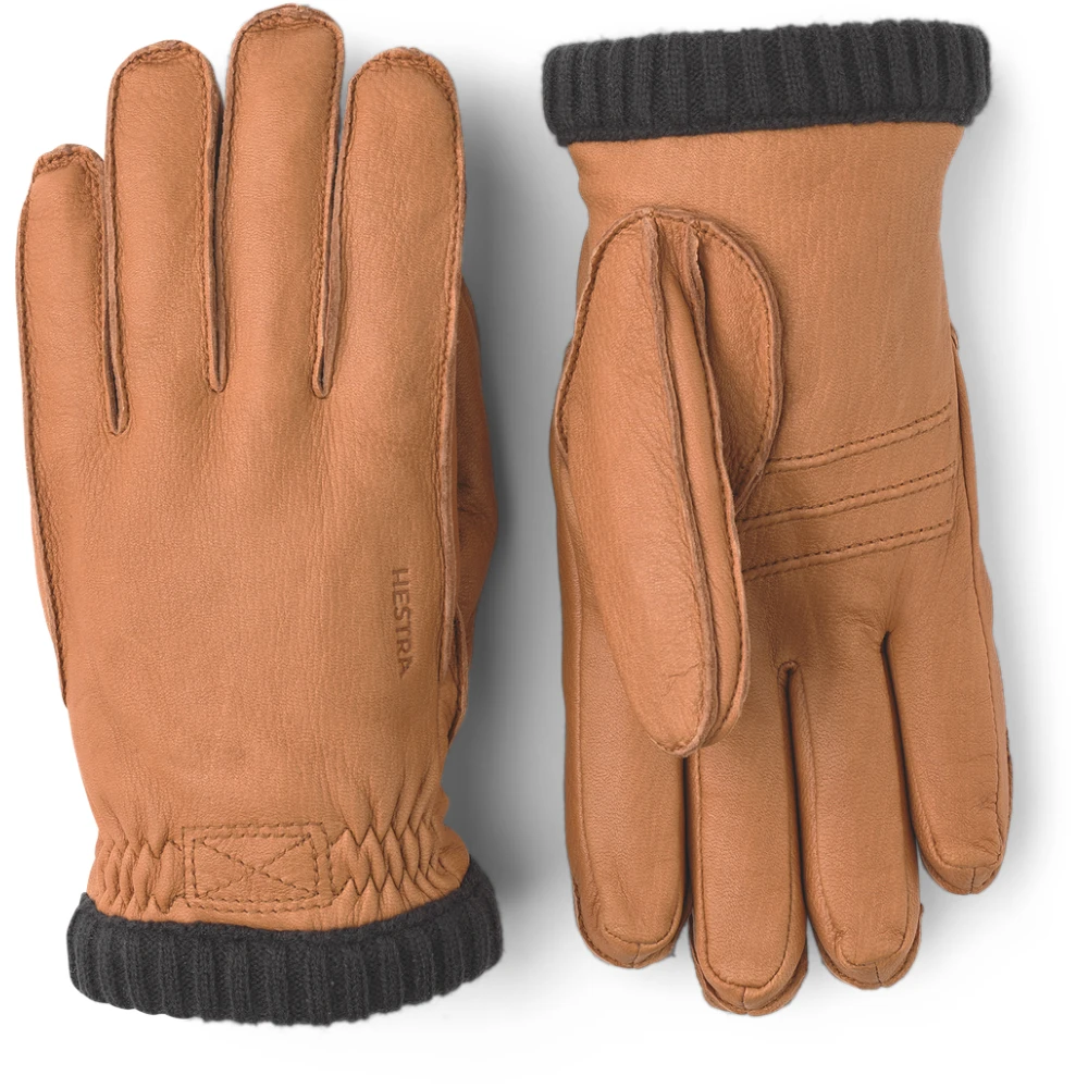 Hestra , Gloves, Male, Brown, 9 In, Deerskin Primaloft Rib Accessories