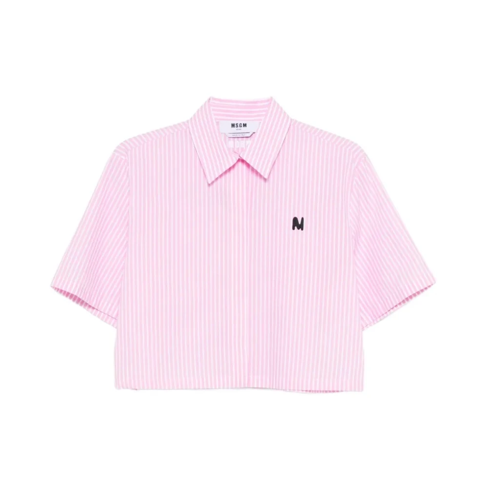 Msgm Vrouw Roze Camicia