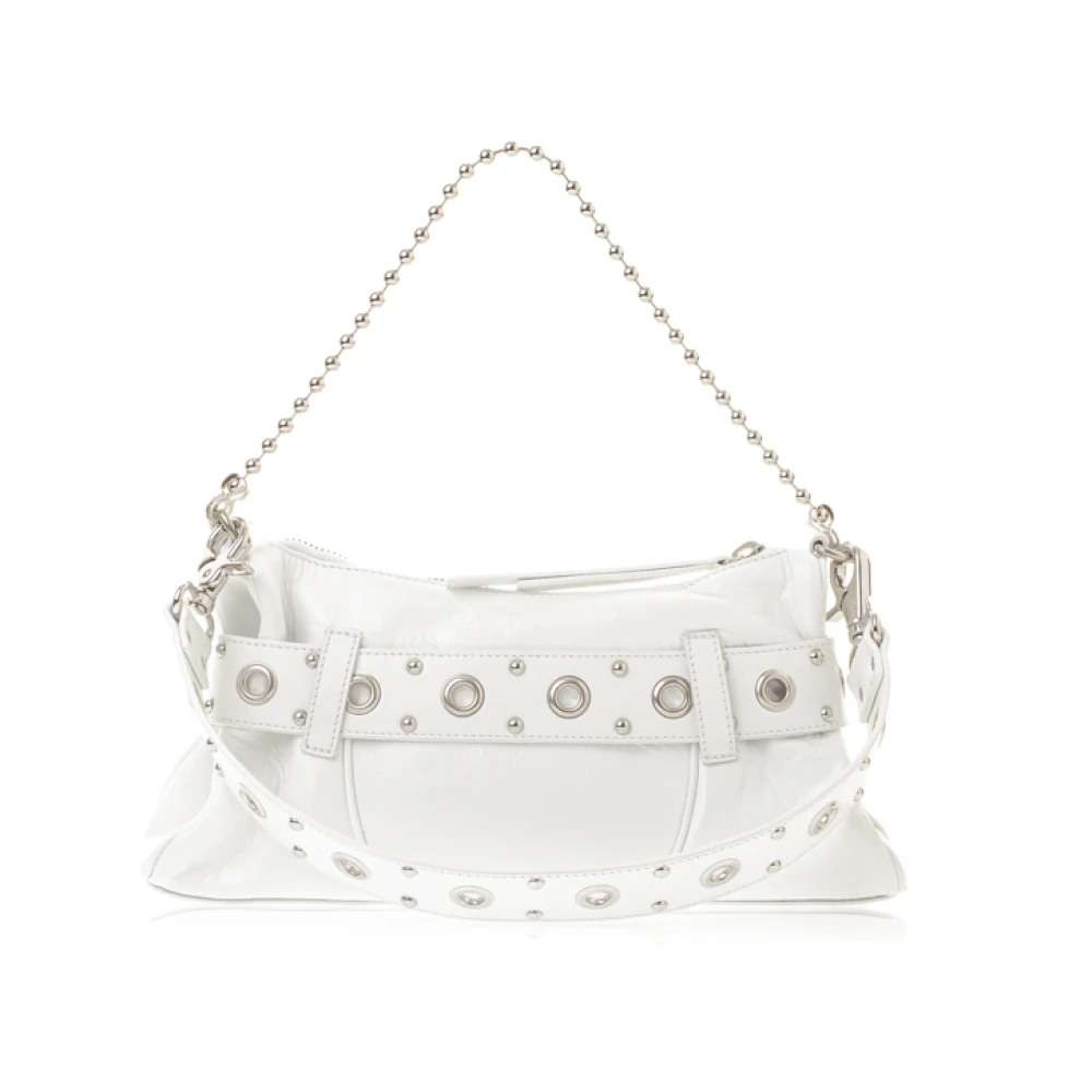 Dsquared2 Gotische Schoudertas White Dames