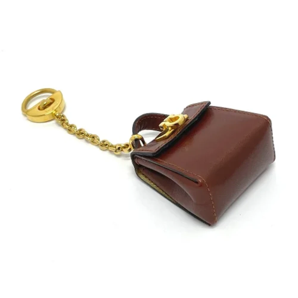 Salvatore Ferragamo Pre-owned Leather handbags Brown Dames