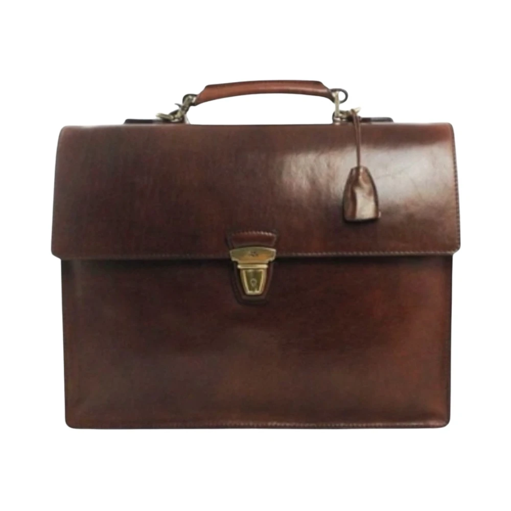 The Bridge Men's Brown Laptop Bags & Cases, One Size, Story Work Briefcase