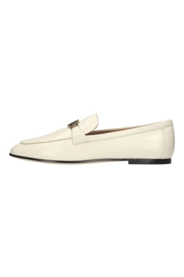 Loafer i läder med dekor