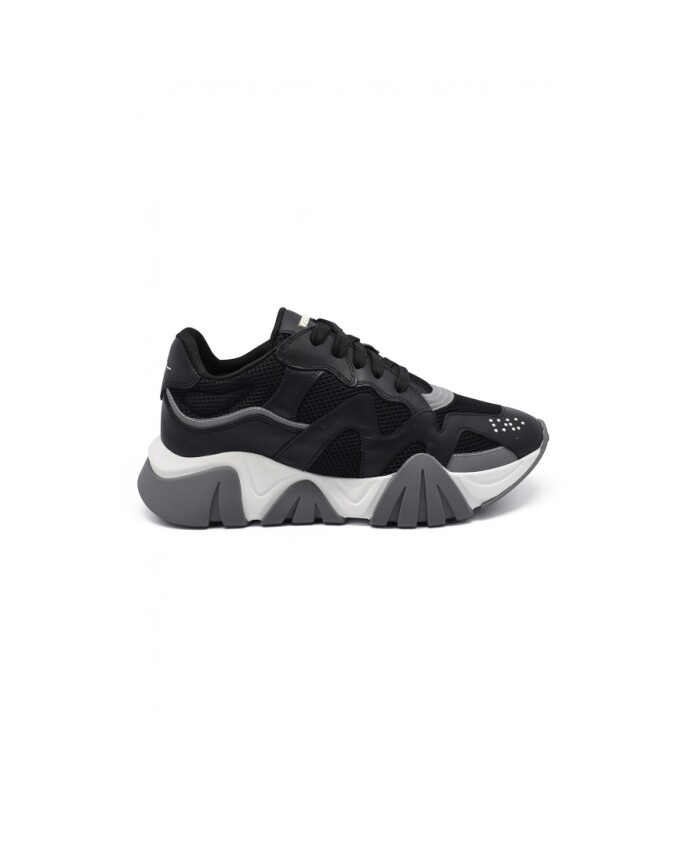 squalo-sneakers-van-mesh-en-zwart-leer