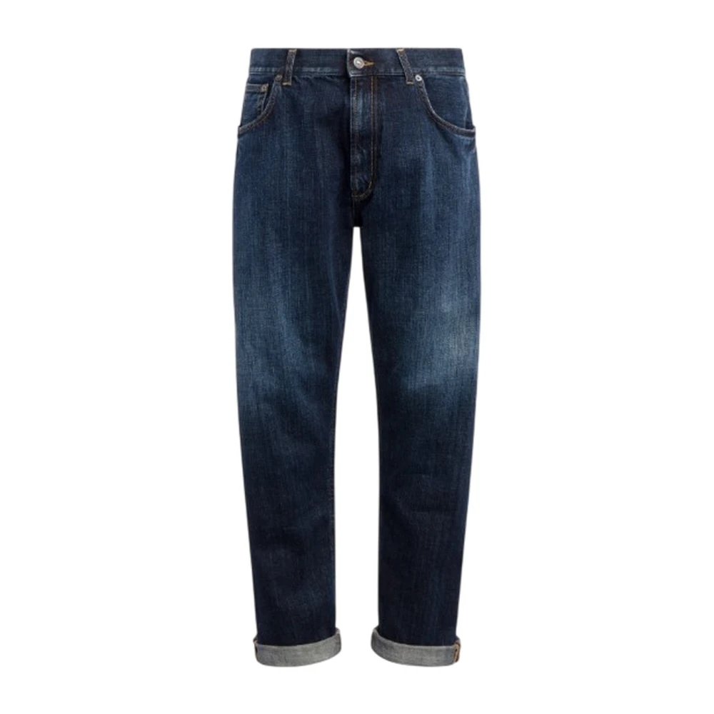 Dondup Herr Blå Jeans W30, Bomull, Loose-Fit Jeans