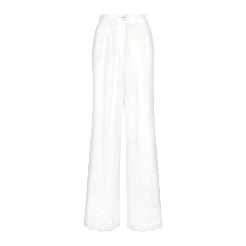 Dolce & Gabbana Witte Broeken voor Heren White Dames
