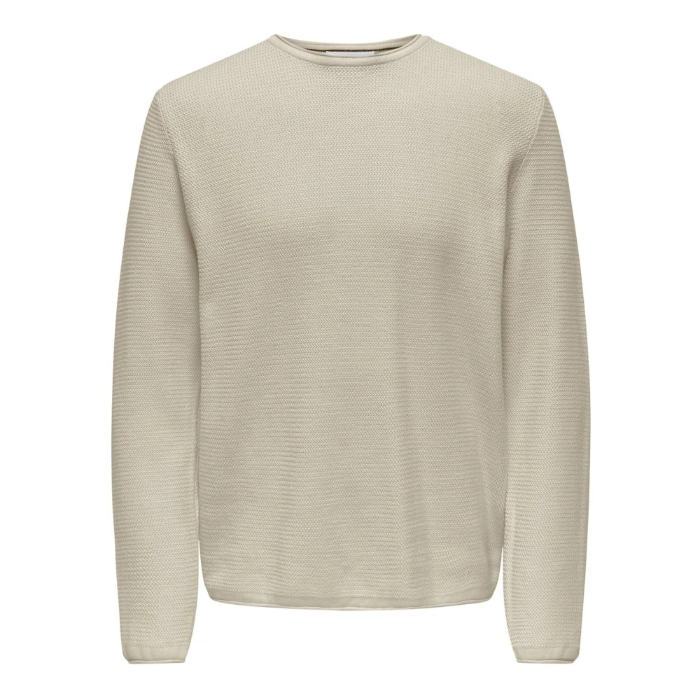 Only & Sons Gebreide pullover met ronde hals model 'ERIC'