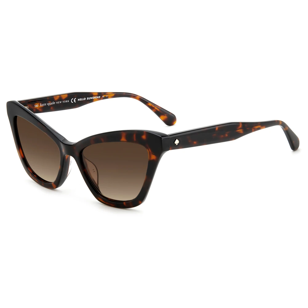 Kate Spade Women's Brown Sunglasses, 54 Mm, Havana Shaded Sunglasses Amelie/G/S